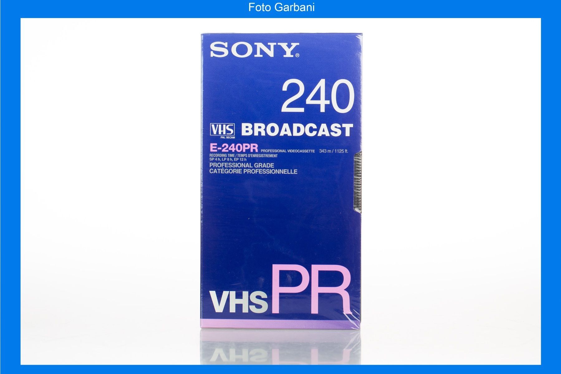 Cassette vuote: Sony 240 Broadcast E-240PR – Usato da Muralto venduto da FotoGarbani
