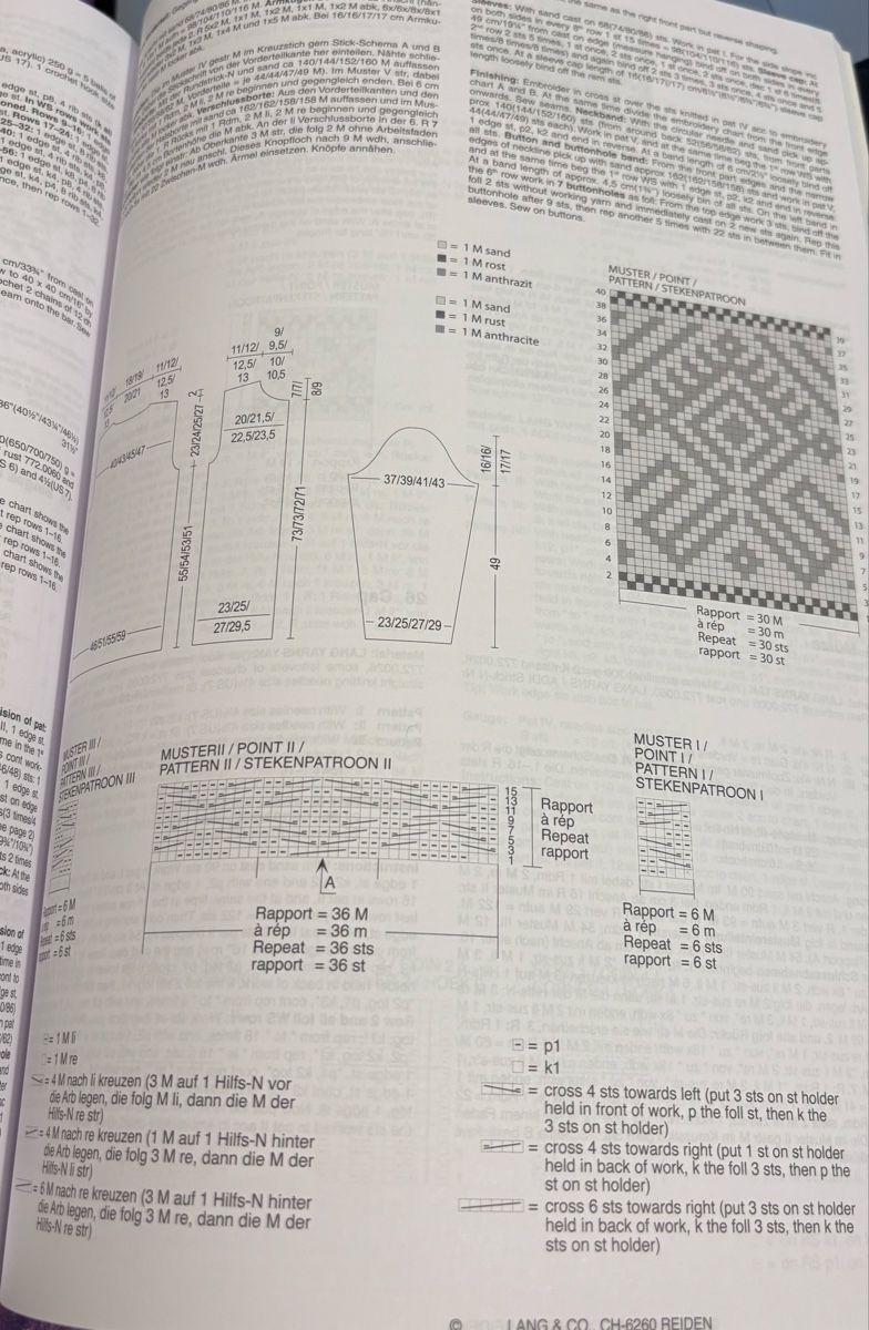 Riviste & Magazine: Vintage Lang Yarns Knitting Pattern, Mano 104, Winter – Usato da Bern venduto da kayali21 4