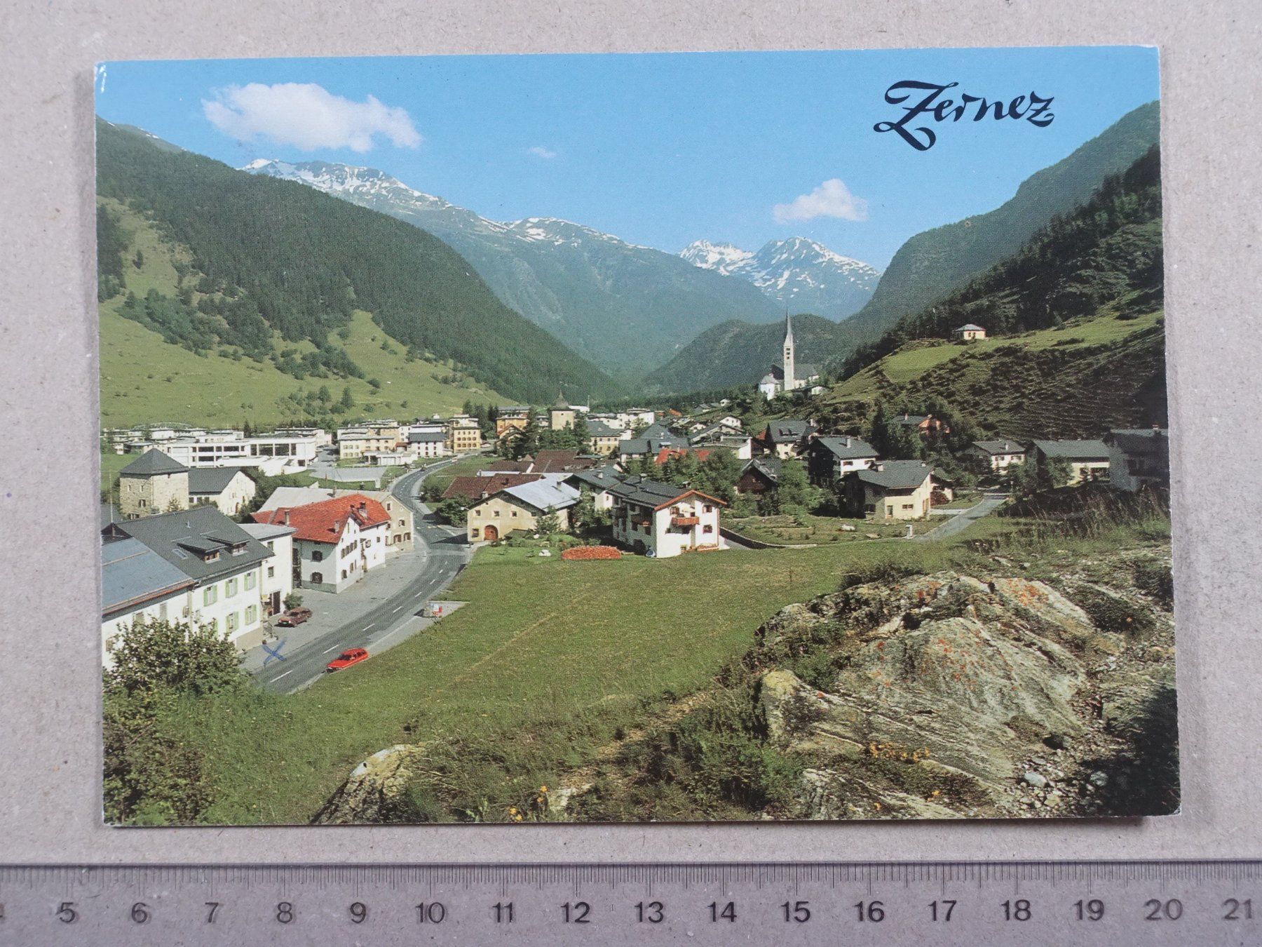 Cartoline postali: Zernez, 1990, Engadin, Nationalpark – Usato da Lenzburg venduto da fh1
