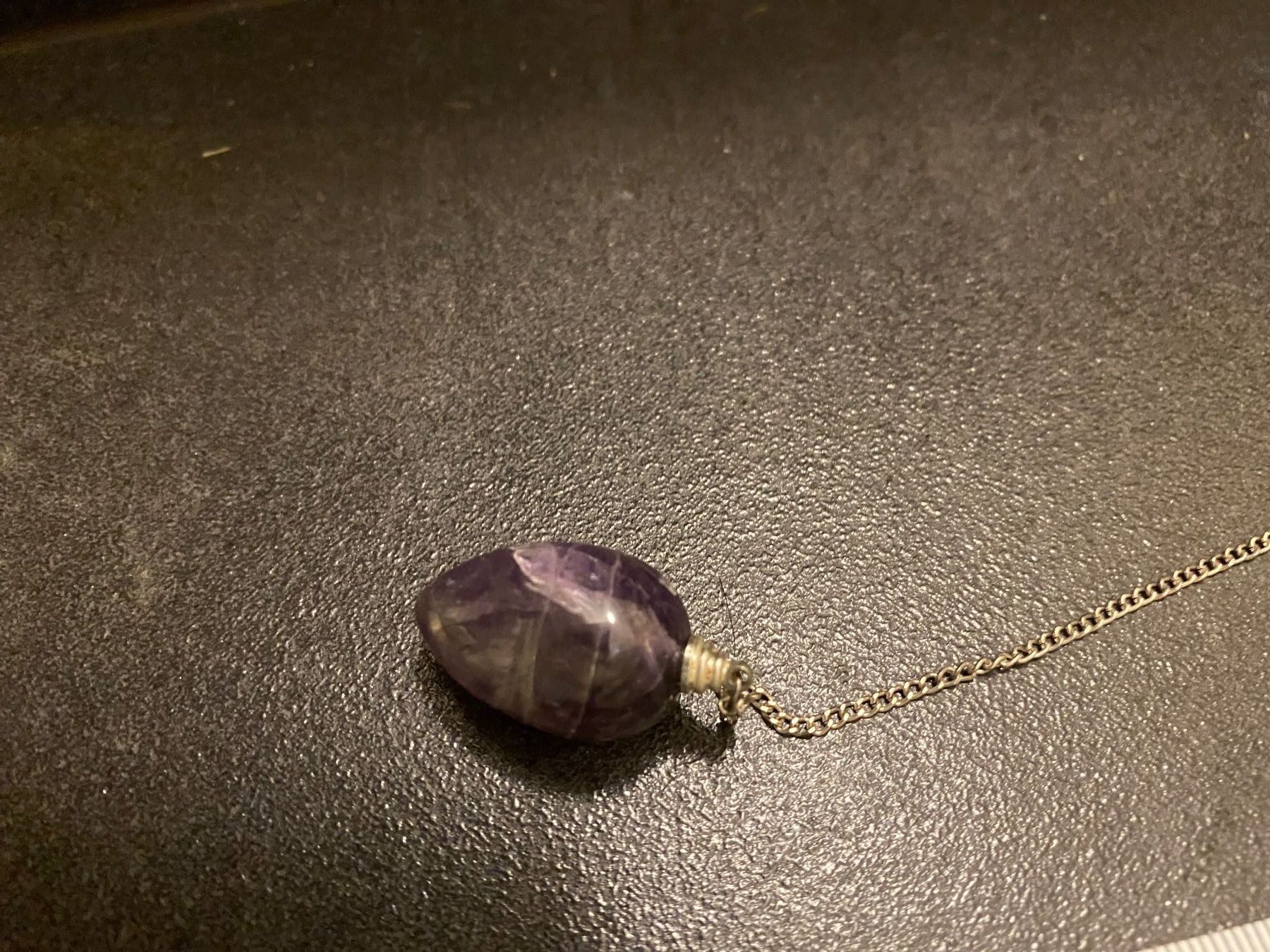 Minerali & Pietre curative: Amethyst Pendel mit Kette – Nuovo (secondo la descrizione) da Ebikon venduto da Radeon0