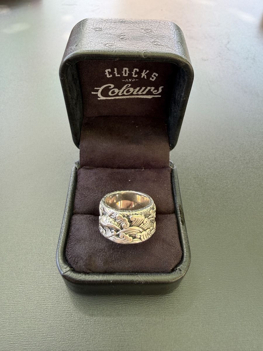 Bagues: Ring CLOCKS + COLOURS - Size 7 - Koi - Sterling Silver – D'occasion à Russikon par mischihipp