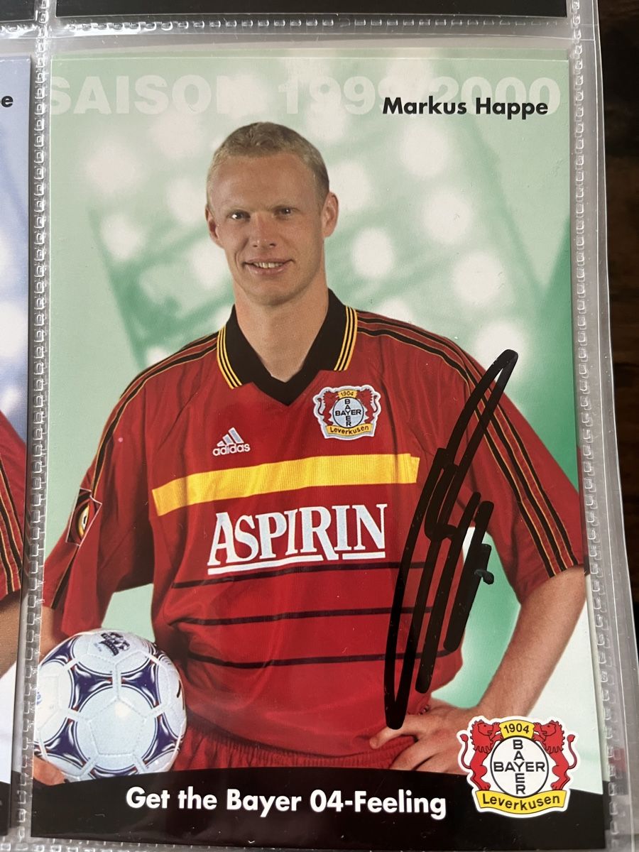 Autografi: Markus Happe signierte Karte 1999/2000 – Usato da Widnau venduto da Spetz