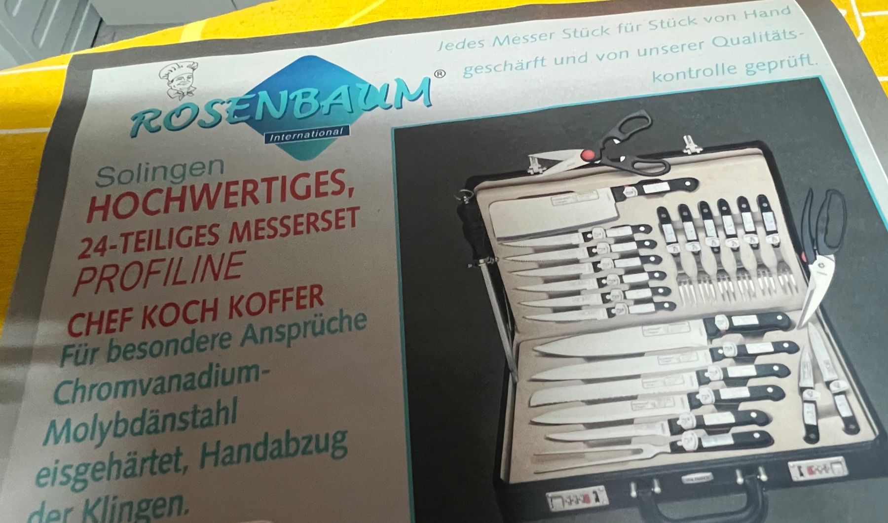 Rosenbaum Messer: Rosenbaum Solingen Messerkoffer – Neu und originalverpackt aus Kaiseraugst von Petitemacha 2