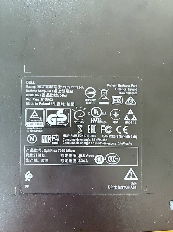 Dell PC: Dell OptiPlex 7050 Micro Mini-PC mit 2 TB NVMe SSD – Usato da St. Gallen venduto da Sirii9000 1