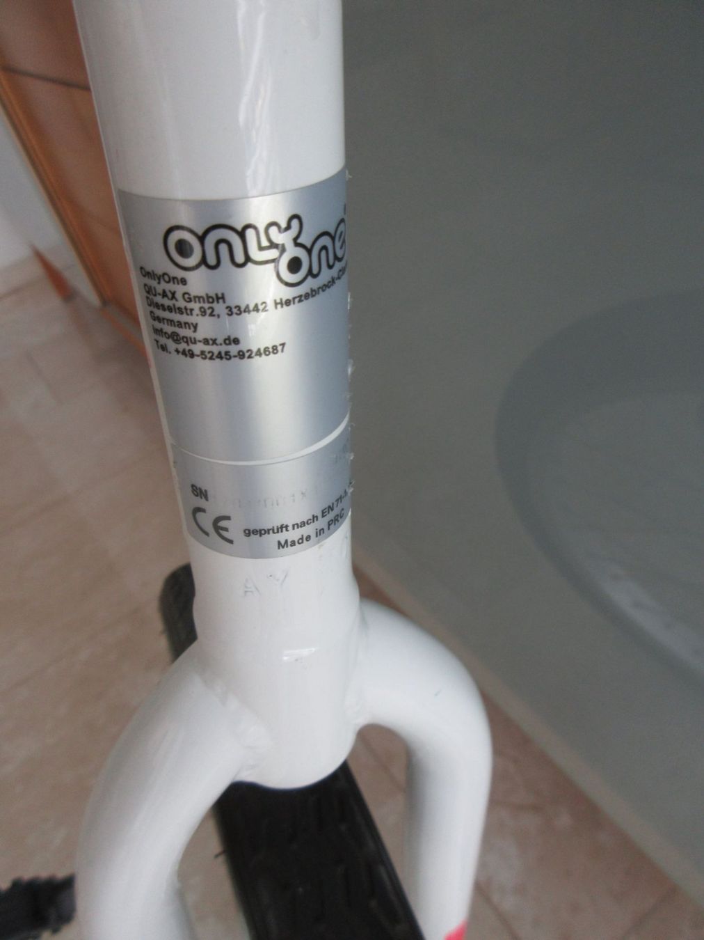 Qu-Ax Biciclette: QU-AX Einrad Only One 20" – Usato da Binningen venduto da tempipassati 1