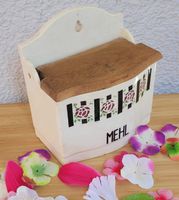 🌸 Vintage Behälter Dekoration MEHL Keramik glasiert 70er