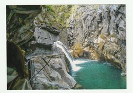 Postkarte 2016 Roflaschlucht, Schlucht des Hinterrheins