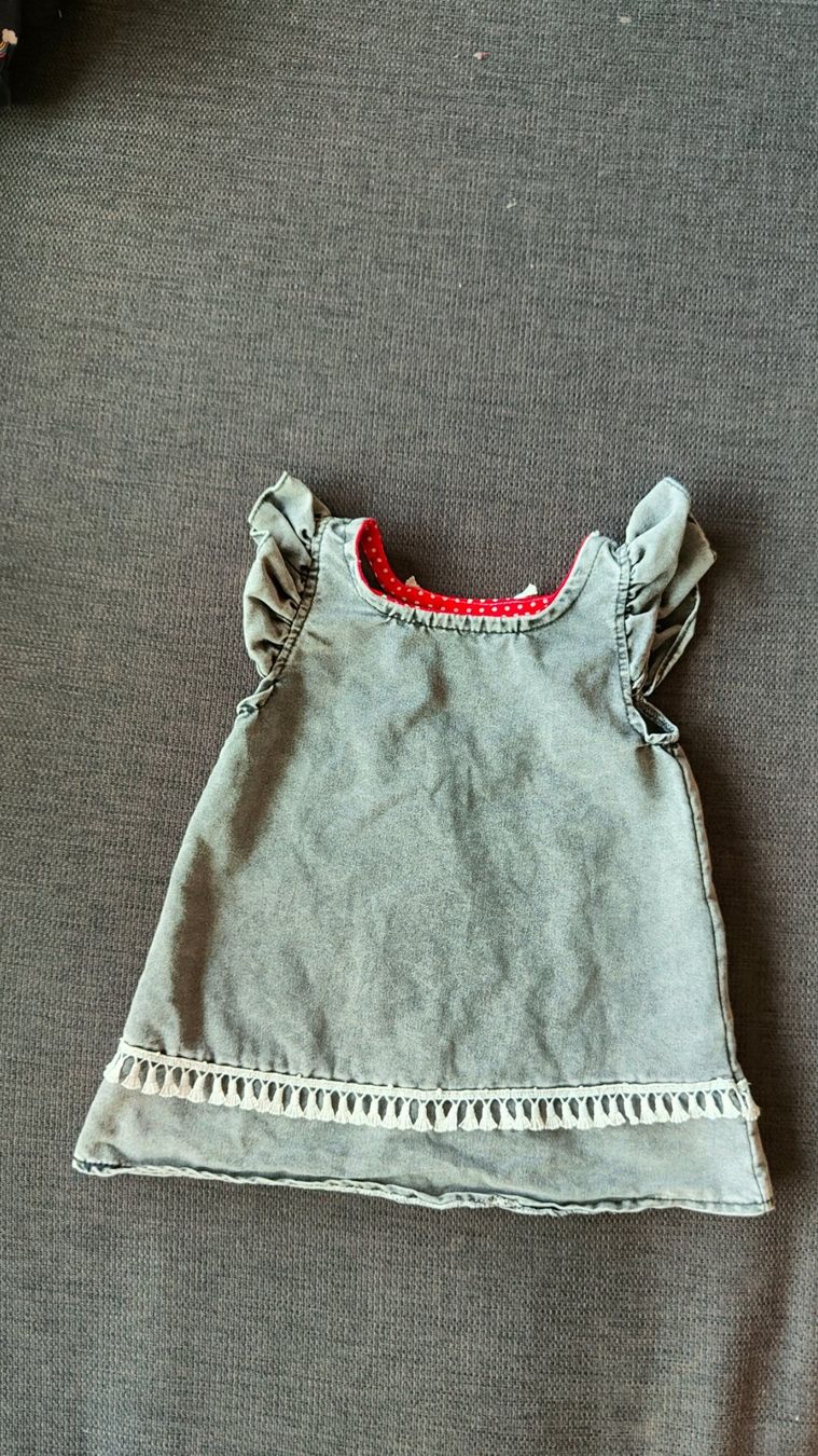 Vestiti & Gonne: Gr. 74 Kleid aus Jeans "Mohnblume" – Usato da Sursee venduto da lou19 1