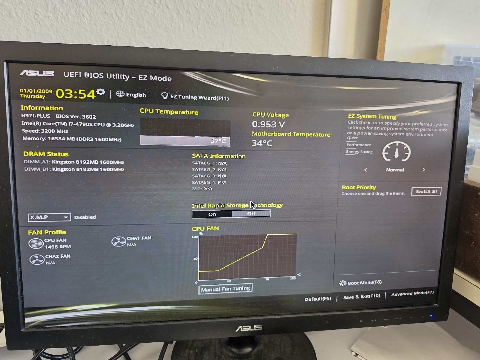 Asus Mainboards: Asus H97I-Plus, 16 GB RAM, i7 4790S – Gebraucht aus Fribourg von Tolkien 1