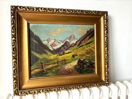 OEL Bild Natur  sig. Surés  aus eine Sammlung