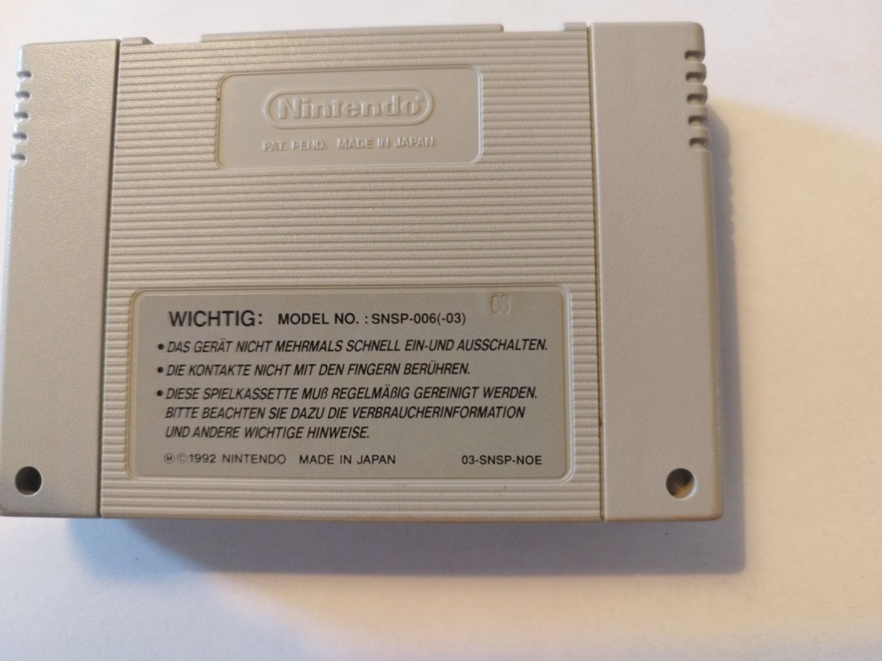 Nintendo Spiele: SNES Winter Gold Modul PAL Version Top Zustand – Gebraucht aus Basel von Sichuan 1