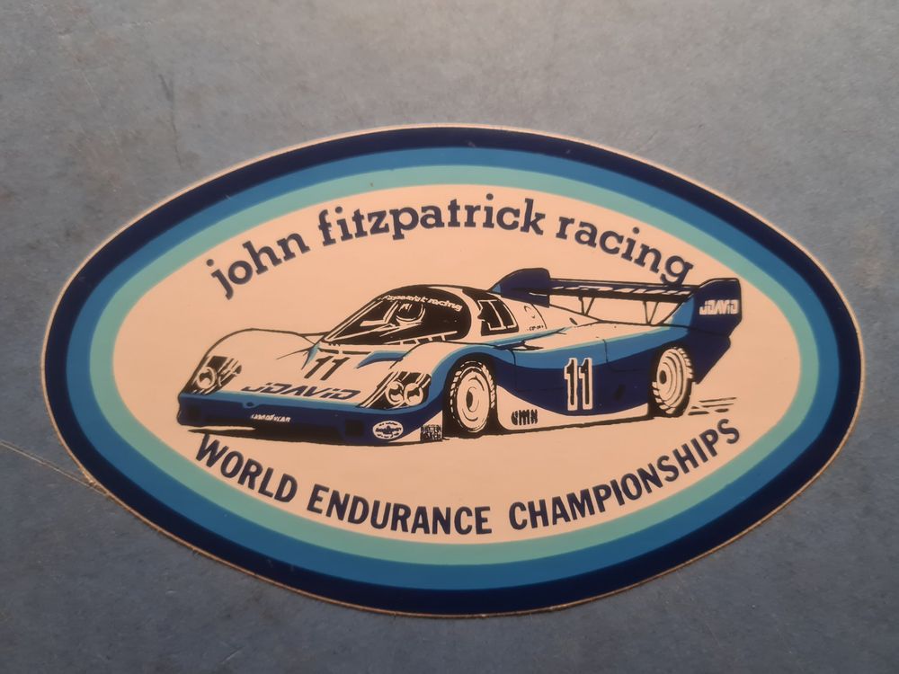 PORSCHE 956 WORLD ENDURANCE STICKER NEW OLD STOCK VINTAGE (Gebraucht ...
