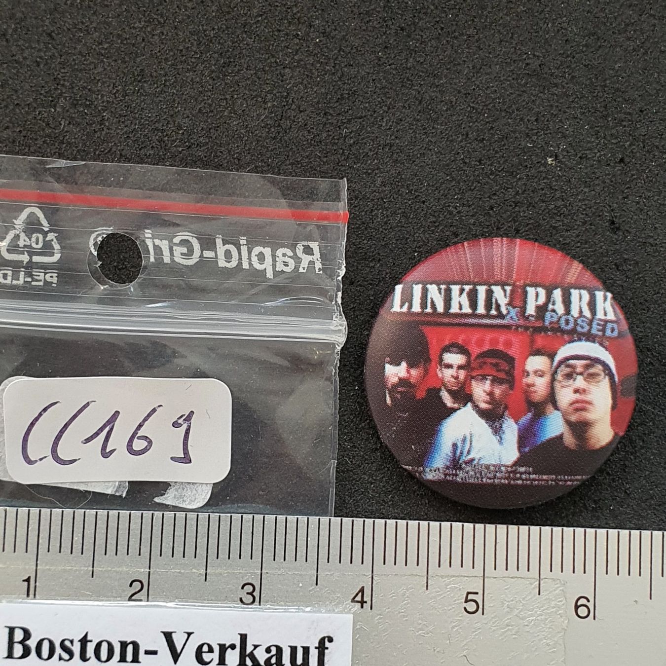 Placchette & Badge: CC169 - Pin /Button - Musik - Linkin Park / X - Posed – Usato da Reinach BL venduto da Boston-Verkauf