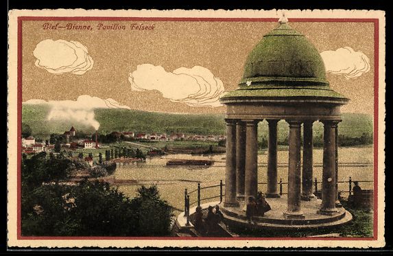 Cartes postales: AK Biel, Pavillon Felseck – D'occasion à Berlin par bartko-reher