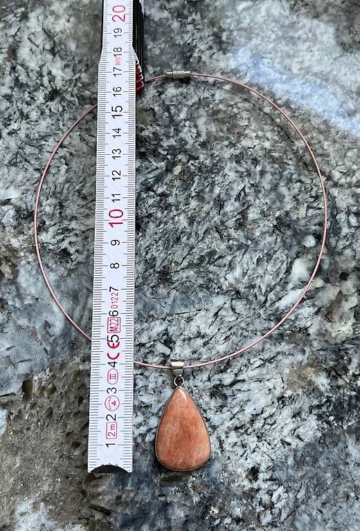 Ciondoli: Sonnenstein-Anhänger mit Kette – Usato da Basel venduto da Findus78 3