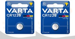 VARTA CR1225 Lithium-Knopfzelle 2er Set, PORTFREI