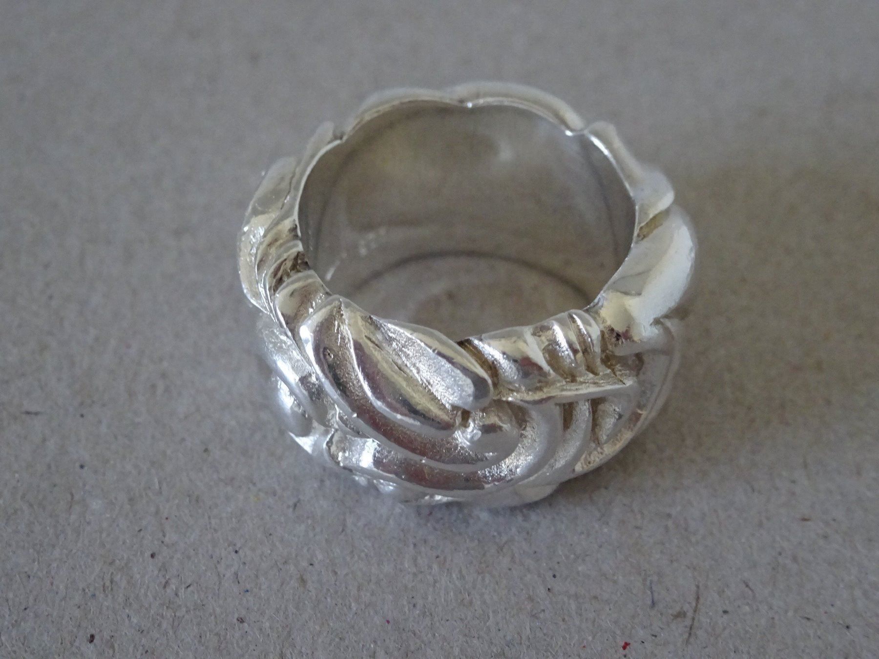 Anelli: Designer Ring / 925 Silber Gr.55 – Usato da Esslingen venduto da eintagammeer 2