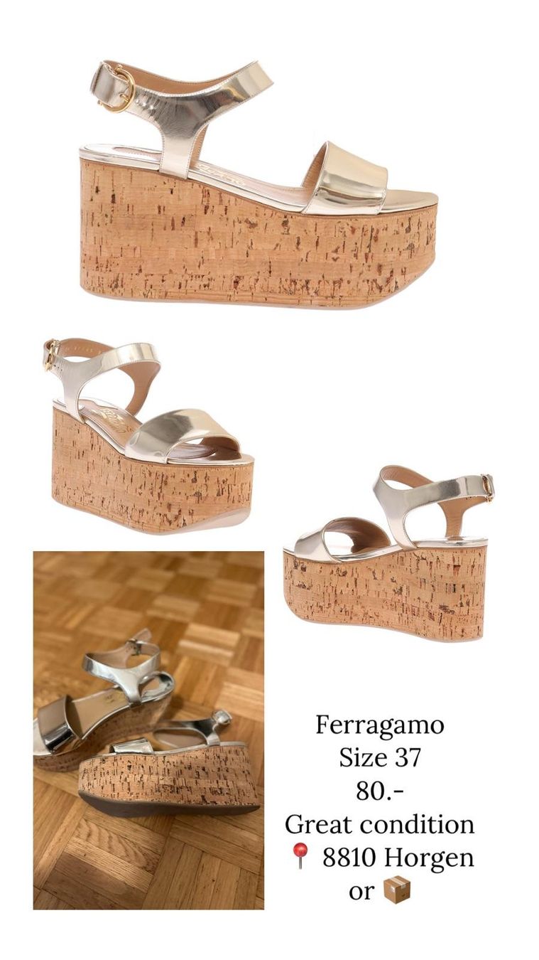Salvatore Ferragamo Scarpe da donna: Ferragamo Keilsandalen platform – Usato da Horgen venduto da RenRio 3