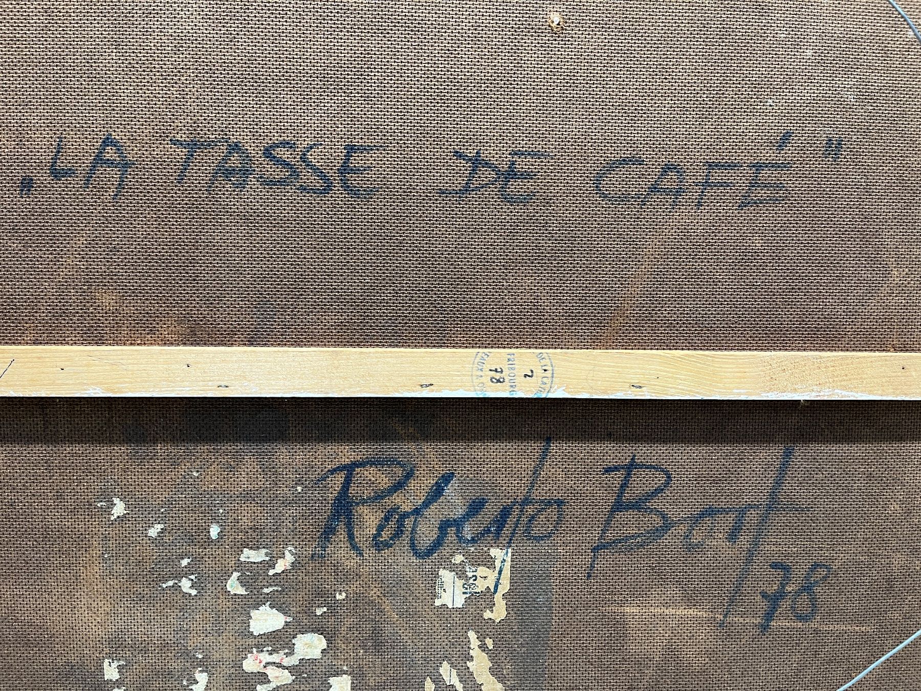 Dipinti: Gemälde von Roberto Bort 1978        (ID M314) – Usato da Gelterfingen venduto da art-and-more 6