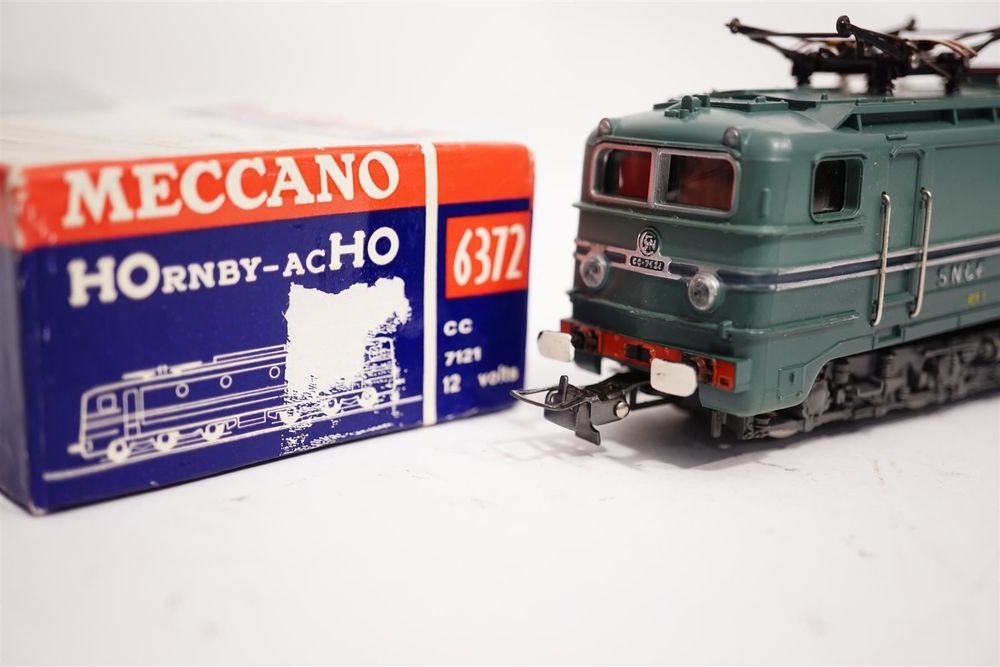 Meccano Hornby Acho - Locomotive SNCF CC 7121 réf. 6372 éch. HO Boite d