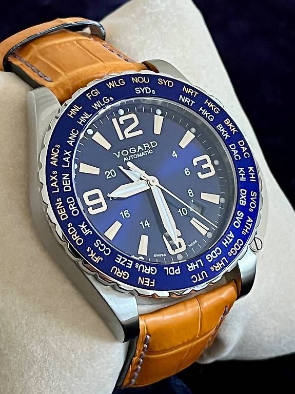Uhren: Vogard Timezoner Chronograph NOS – Neu (gemäss Beschreibung) aus Kilchberg ZH von Jaysteve