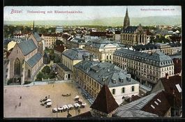 Basel, Steinenberg mit Elisabethenkirche