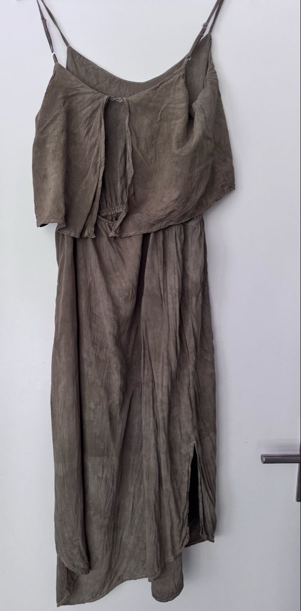 Kleider: Olivegrünes Kleid – Gebraucht aus Rudolfstetten von krach 1