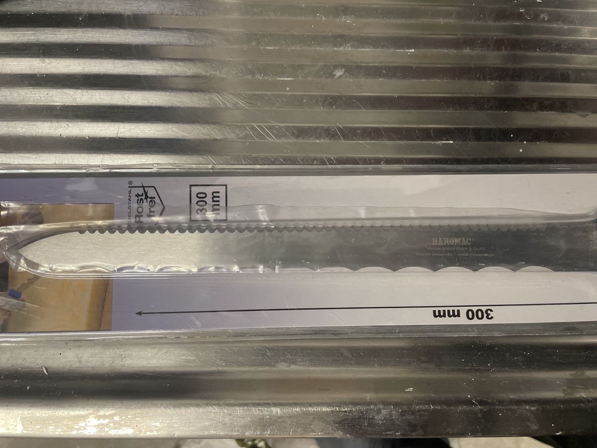 Tutti gli attrezzi: Dämmstoffmesser Haromac, 300mm, in OVP – Usato da Riedt b. Erlen venduto da Darksilver 1