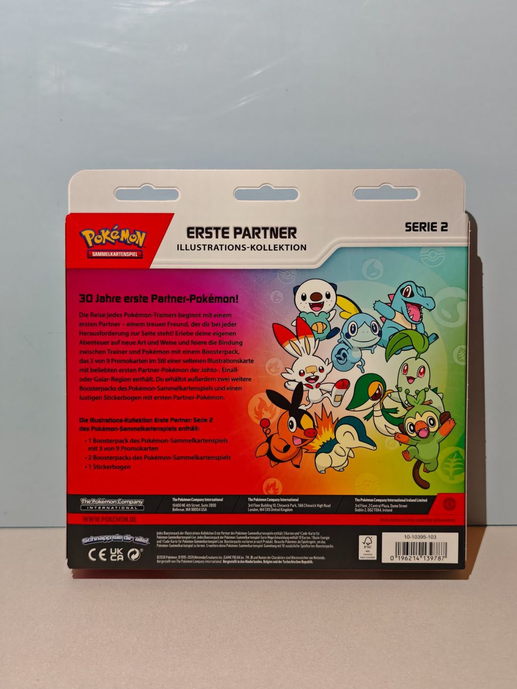 Pokémon Carte collezionabili: Pokémon Erste Partner Serie 2 DE OVP – Nuovo e nell'imballaggio originale da Luzern venduto da satoken 1