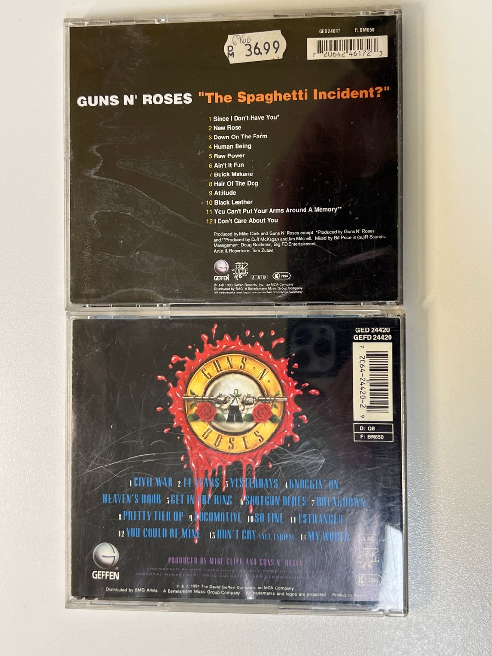 CD: 2 CDs Guns N' Roses Spaghetti Incident & Illusion II – Usato da Unterengstringen venduto da hausraus 1