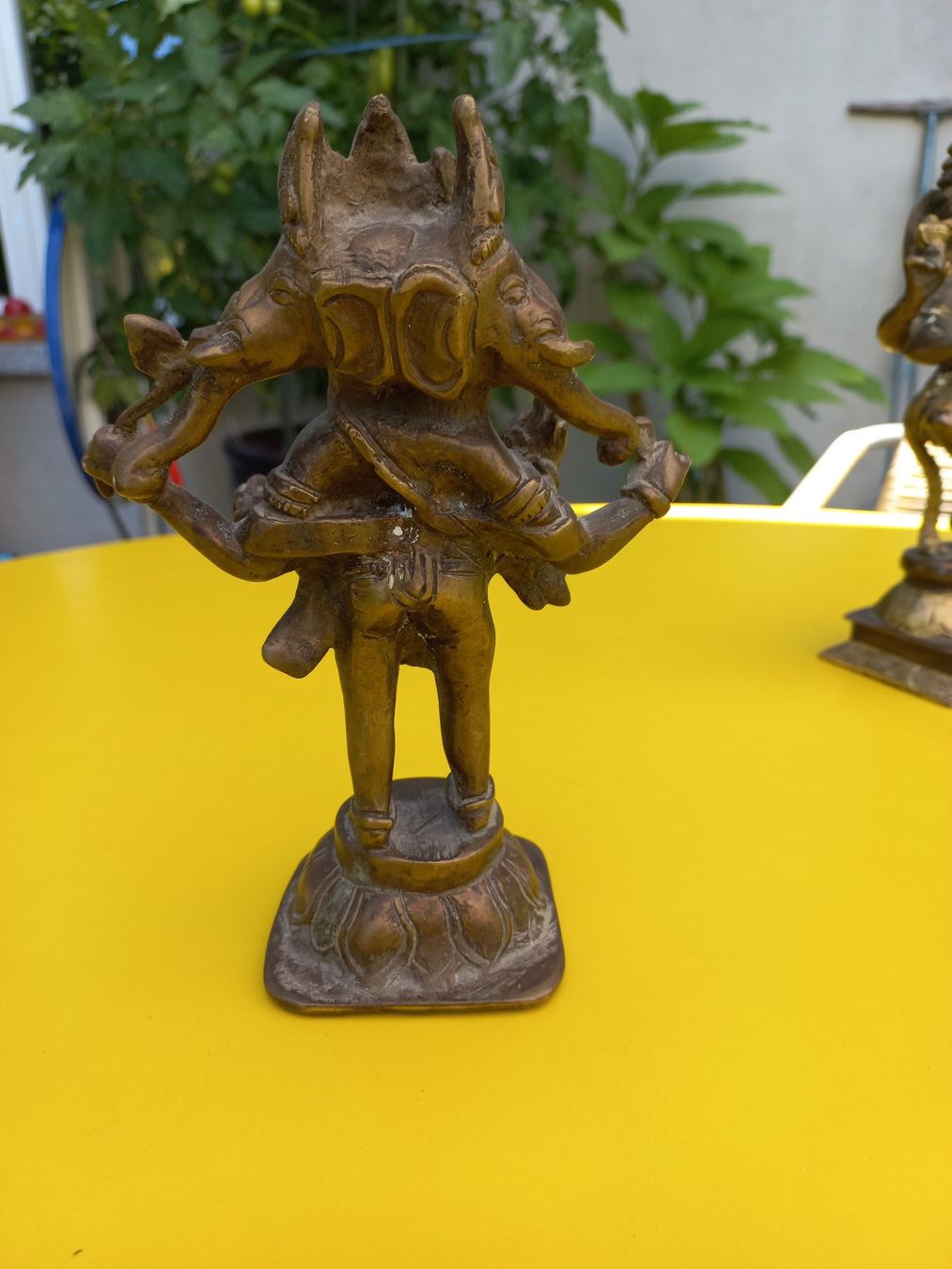 Skulpturen & Statuen: Trimurthi Ganapati Ganesh alt – Gebraucht aus Ammerswil AG von savinir 1