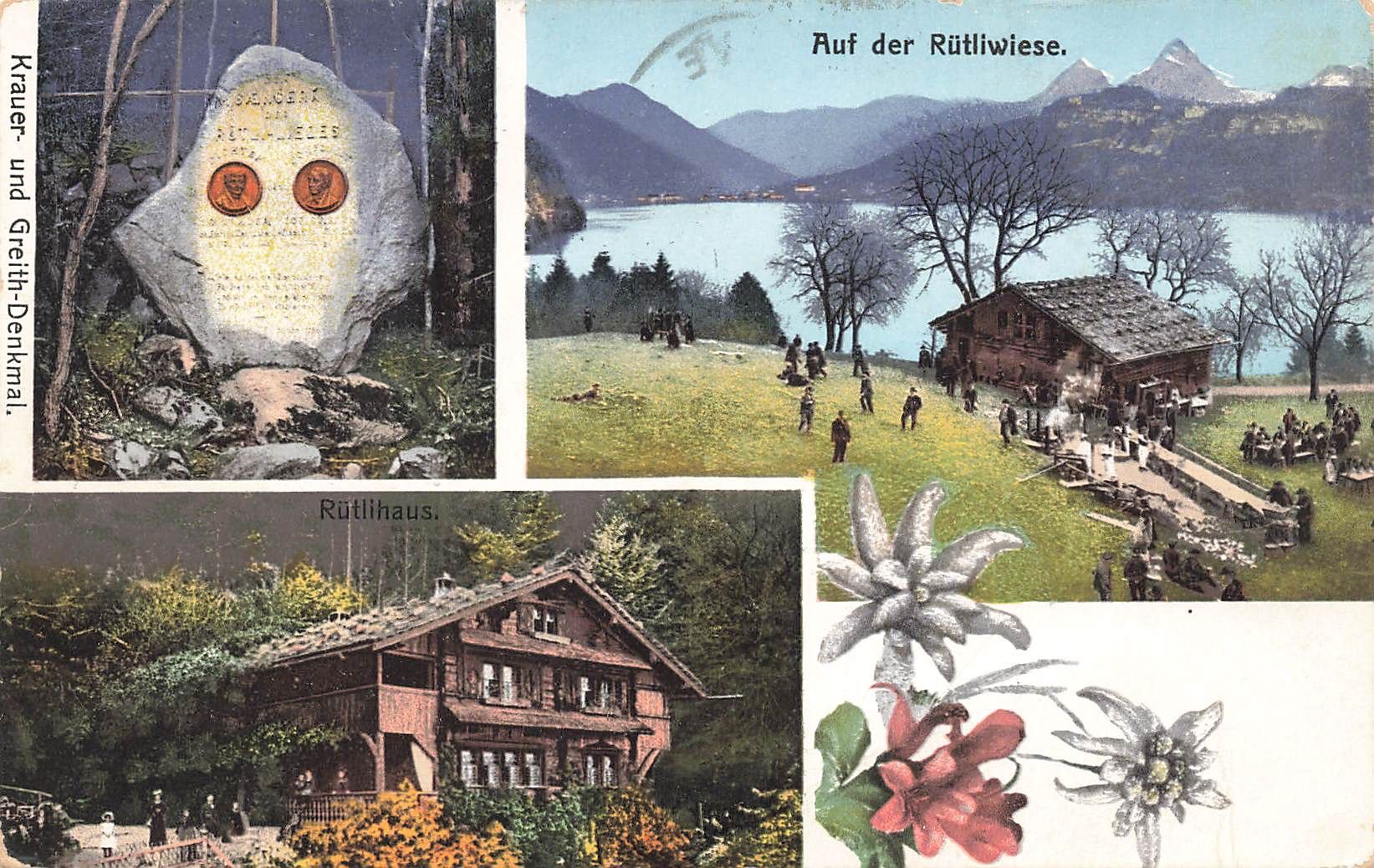 Cartoline postali: Auf der rütliwiese – Usato da Biasca venduto da Blenio71