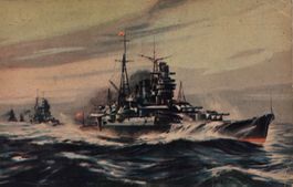 Vintage Postcard, Japan - China - Krieg, Kriegsschiff 1920er