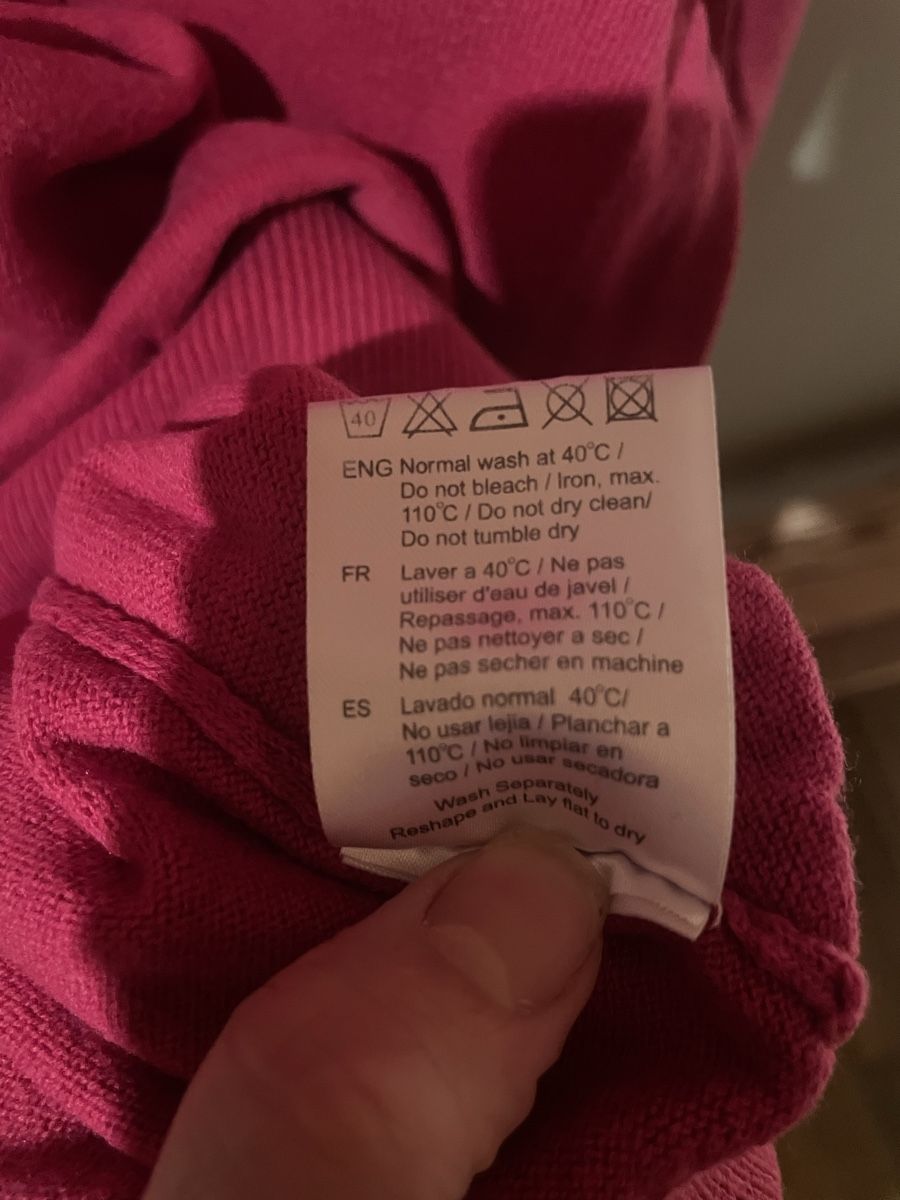 Pullover & Sweatshirts: McGregor V-Ausschnitt Pullover Pink/Rot – Gebraucht aus Heitenried von Steffundsasch 4