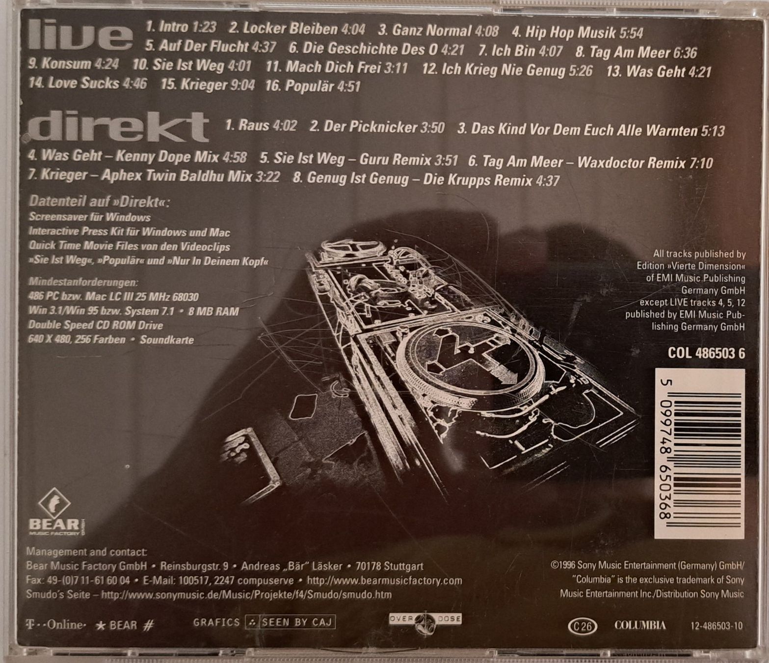 CD: DIE FANTASTISCHEN VIER-LIVE UND DIREKT - 2CD – Usato da Tenniken venduto da mik_6mxg 7