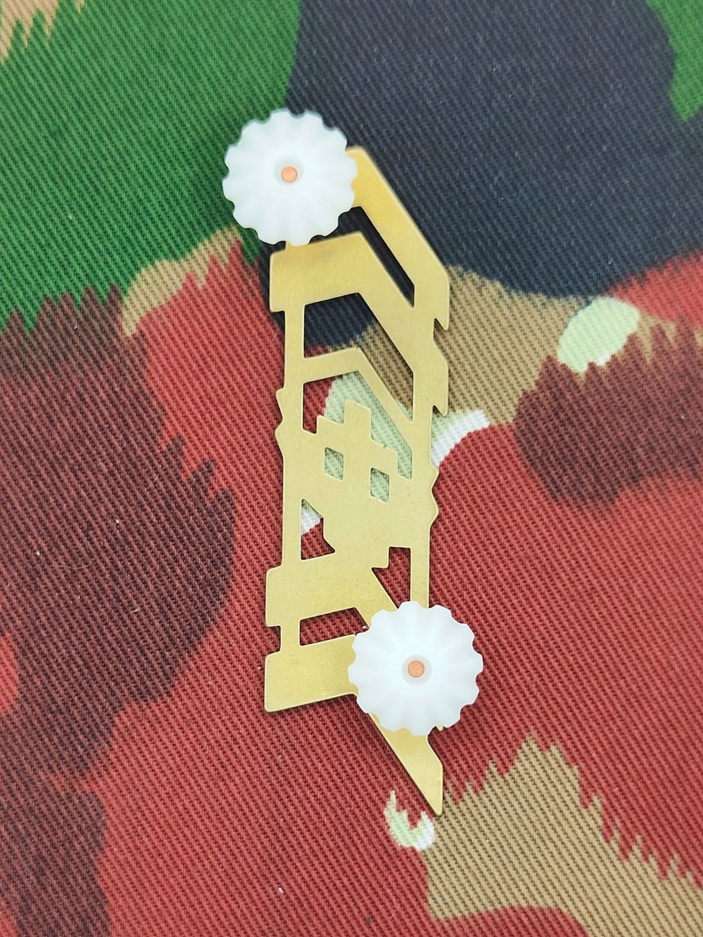 Schweizer Armee Uniformi: Gradabzeichen Stabsadjutant Ord. 1990 – Usato da Bauma venduto da SwissMilitaria 1