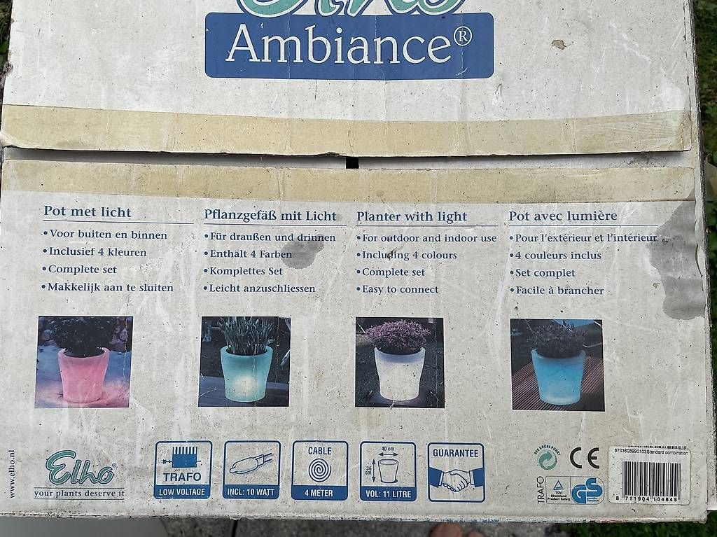 Coop Vasi per fiori: Pflanzgefäss mit Licht – Nuovo (secondo la descrizione) da Aarau Rohr venduto da Konik26 3