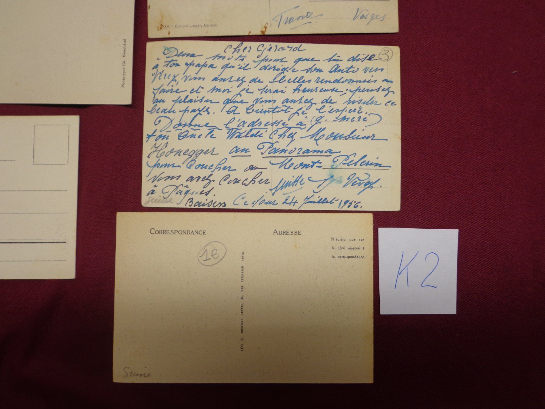 Cartoline postali: Antike Postkarten Ansichtskarten Schweiz Sammlung 10 Stück – Usato da Andeer venduto da Baerenburger 8