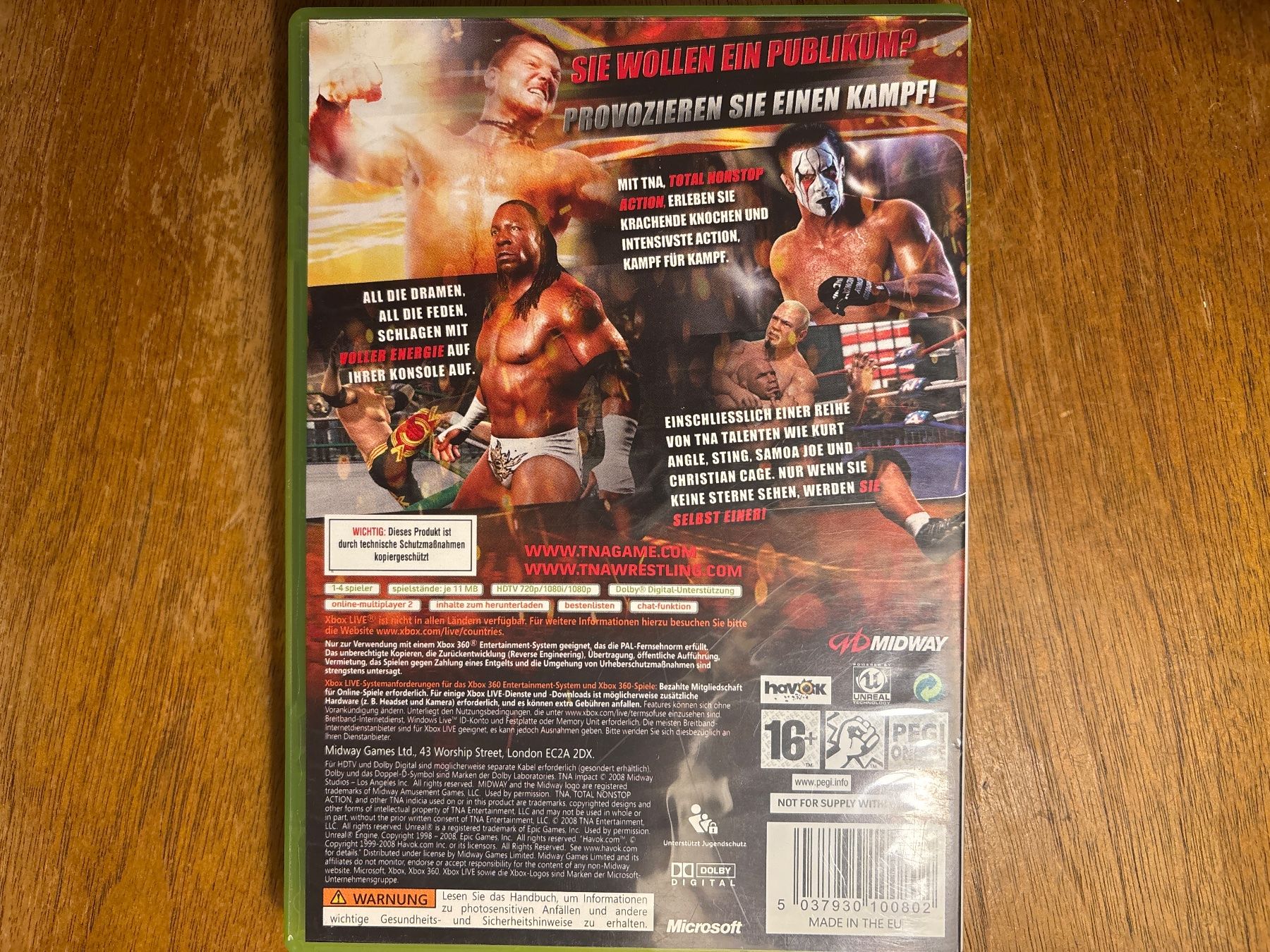 Microsoft Giochi: TNA IMPACT - Microsoft XBOX 360 – Usato da Zürich venduto da hiddentreasures_zh 1