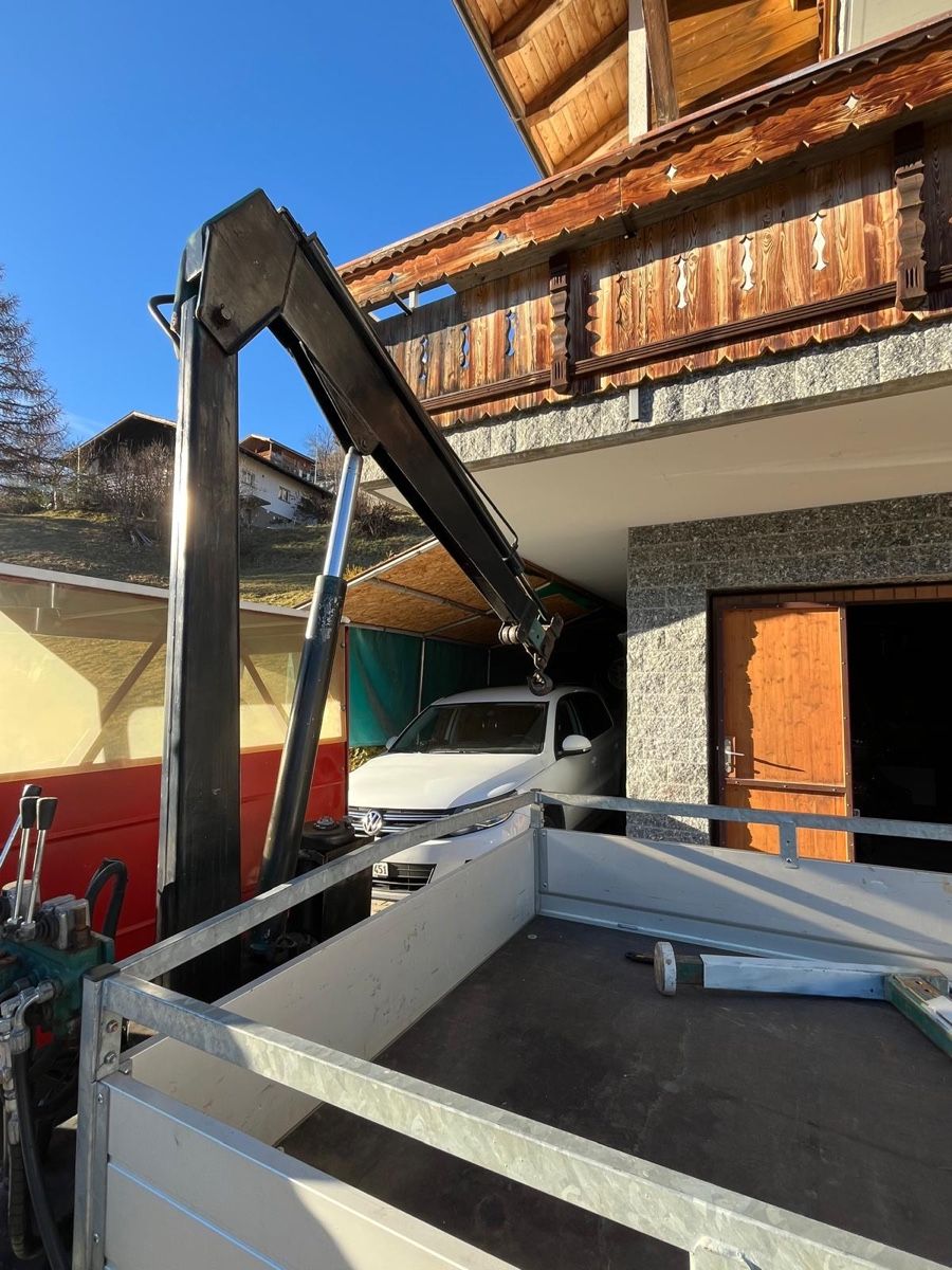 Trattori: Kran mit Ladebrücke – Usato da Mund venduto da Celicia 4