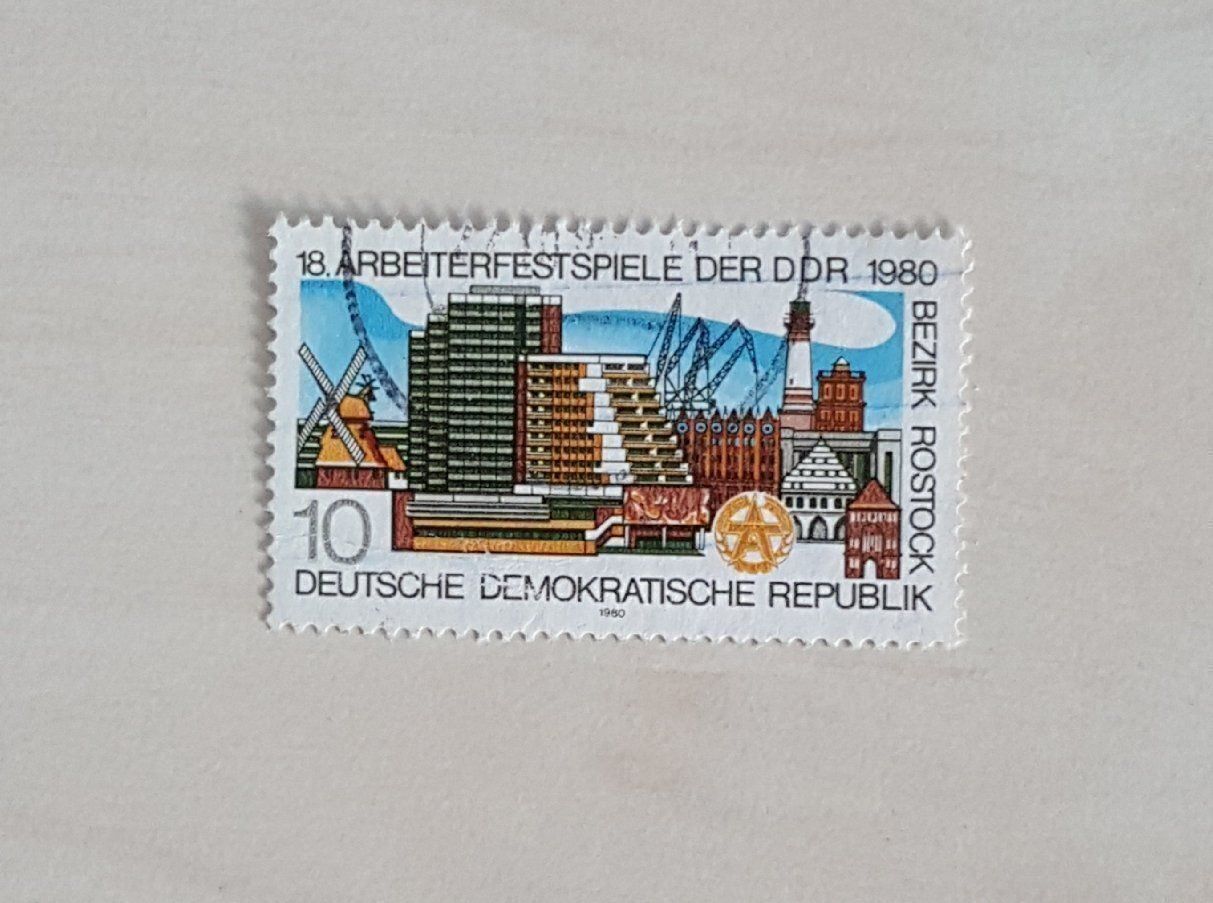Tutti i francobolli: 2 Briefmarken - DDR / gestempelt – Usato da Leimbach TG venduto da manu-tg 1