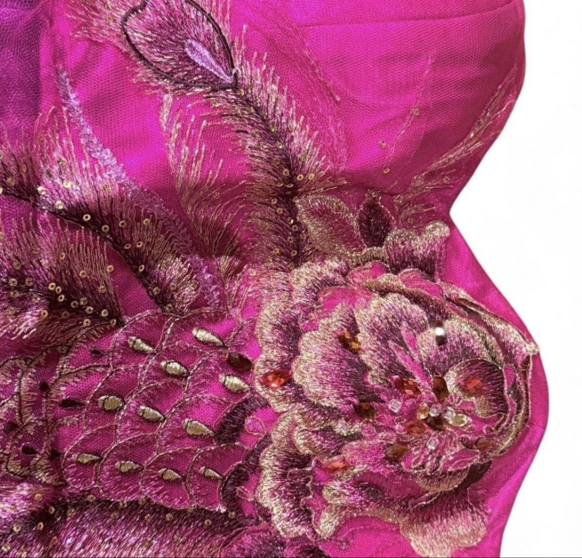 Kleider: Süsses Cocktailkleid mit Pfauenmuster, Grösse M, – Neu (gemäss Beschreibung) aus Lenzburg von Vani1313 4