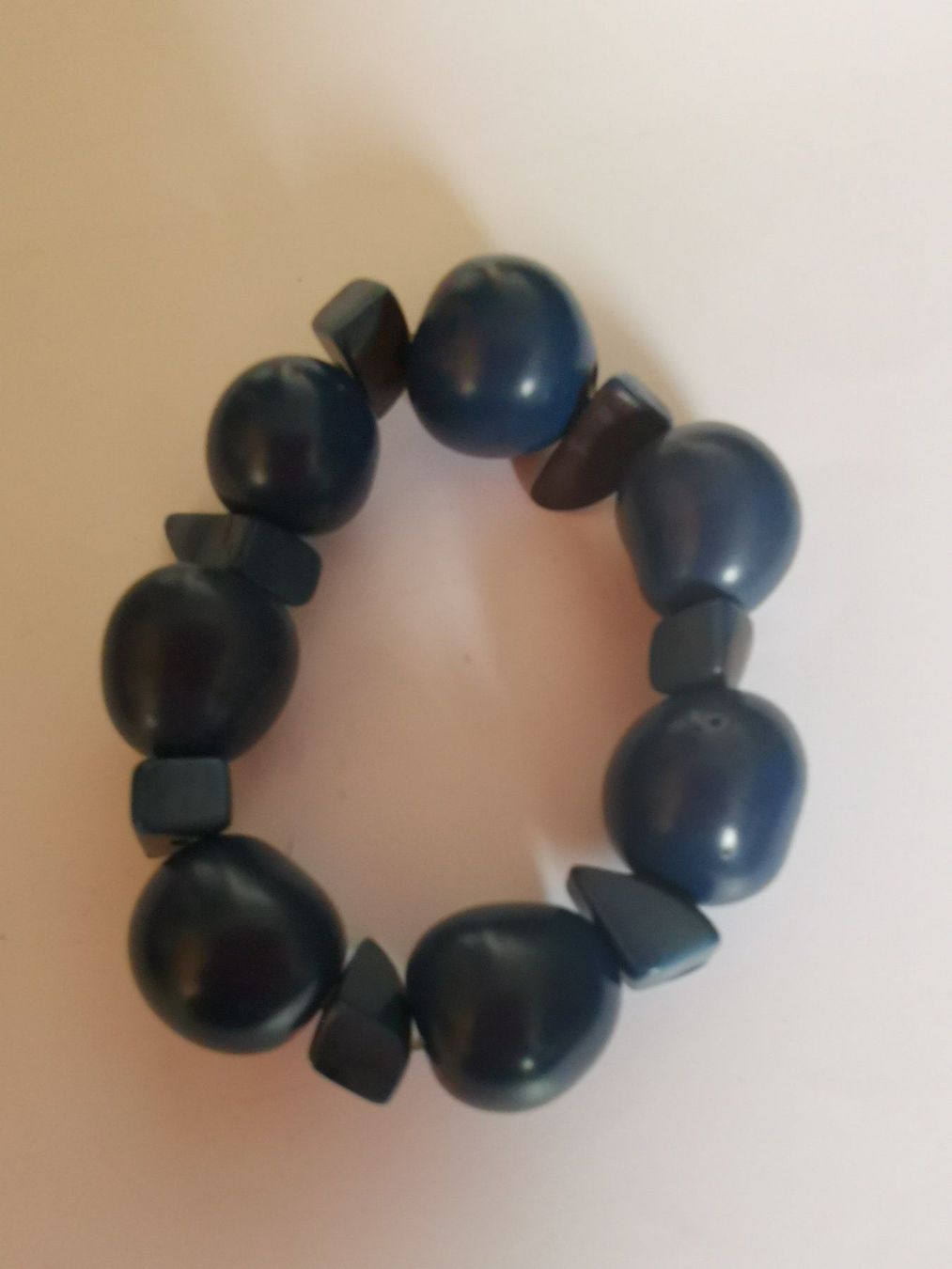 Bracciali & Braccialetti: Bracelet bleu en tagua – Nuovo (secondo la descrizione) da Courtepin venduto da mara_1808