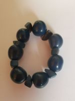 Bracelet bleu en tagua