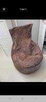 Pouf en cuir