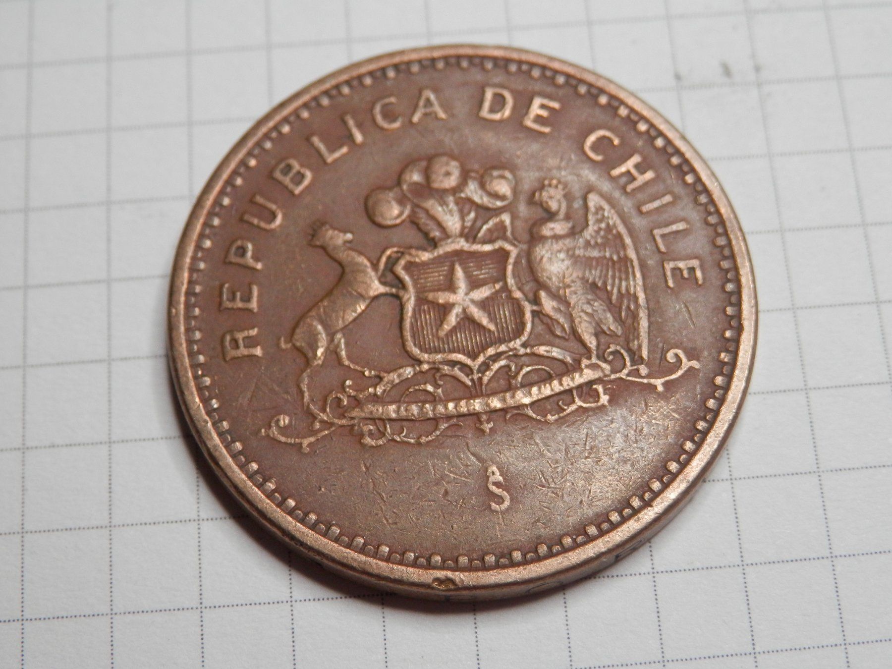 Alle Münzen: Chile 100 Pesos, 1987 – Gebraucht aus Weiach von weiach81