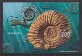 2015  Sonderblock  2Fr.   AMMONOIDEA   ** Postfrisch **