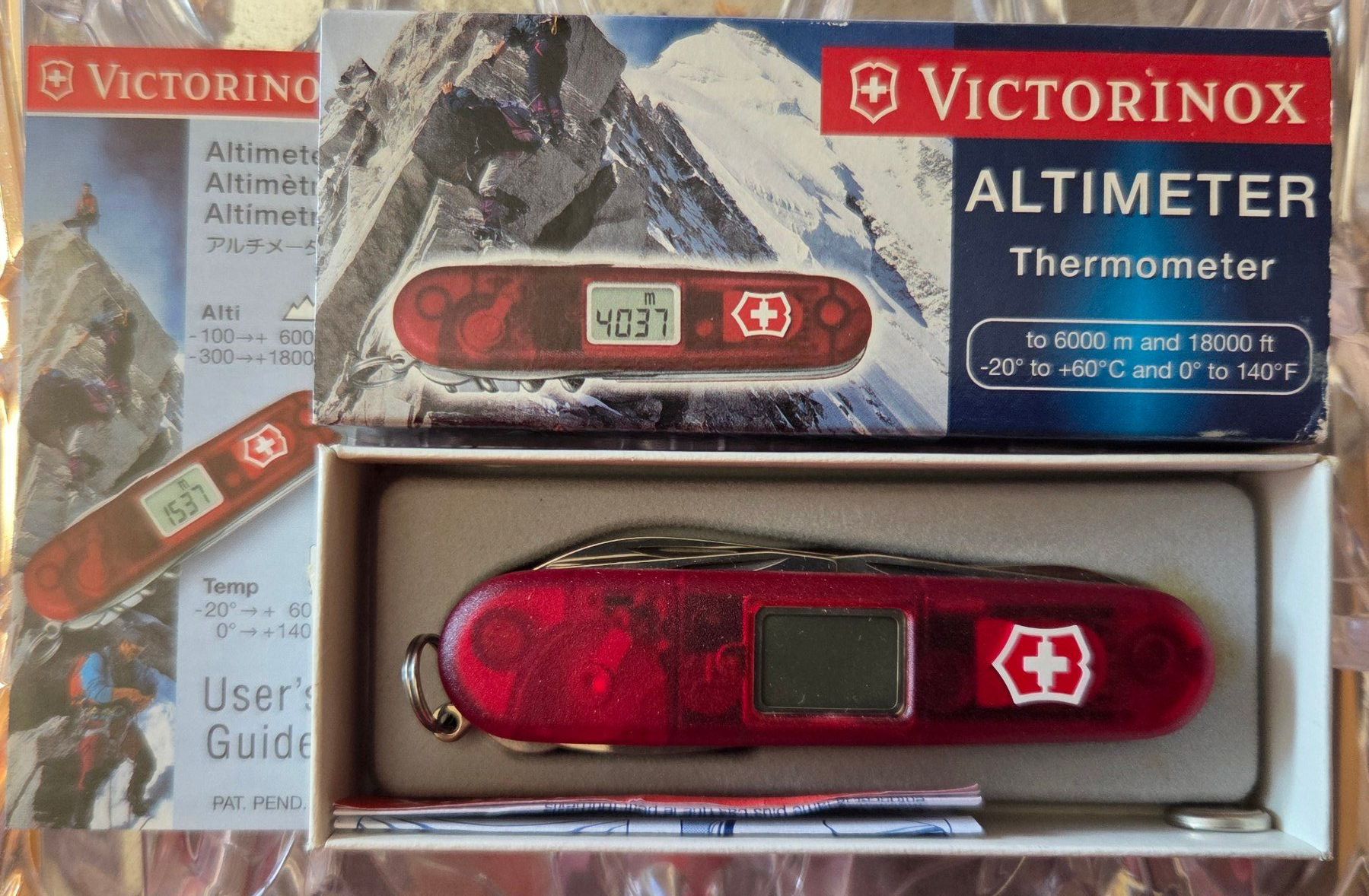 Victorinox Coltelli tascabile: Victorinox Altimeter / Thermometer / Sackmesser – Nuovo e nell'imballaggio originale da Gossau SG venduto da tenerife11