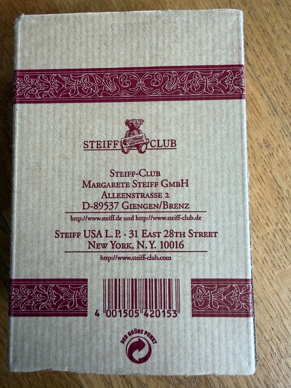 Steiff Giocattoli: Steiff Club Bär 1999 – Nuovo e nell'imballaggio originale da Thônex venduto da gio_cd95 3