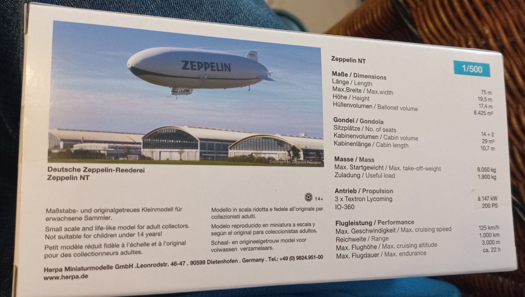 Herpa Modellbausätze & Standmodelle: Modell , Zeppelin – Neu und originalverpackt aus Aefligen von uwe_n2vk 1